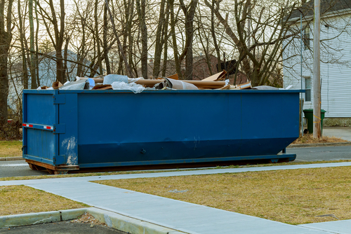 Blue Dumpster Rental